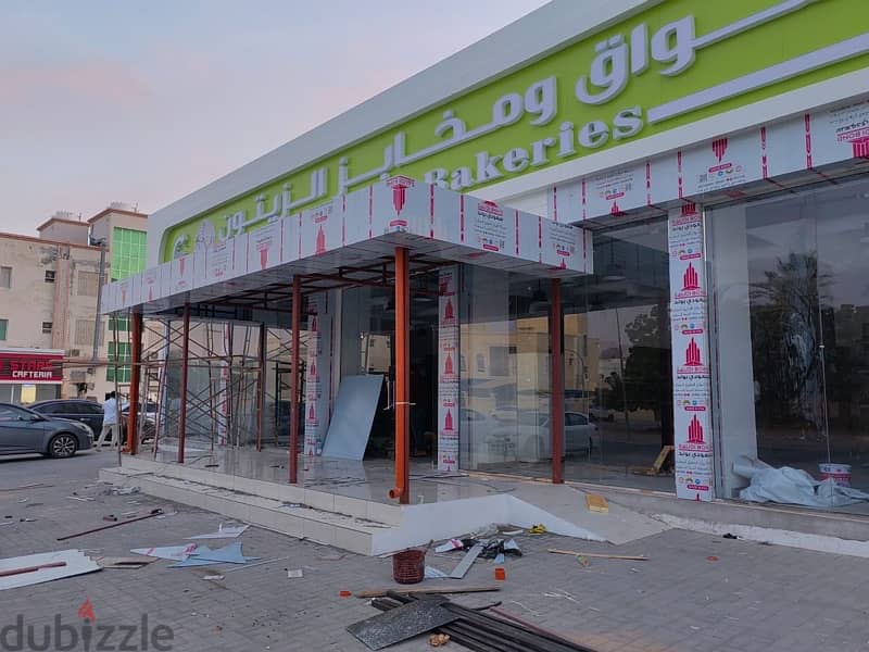 اعمال اللوحات ونيون وكلادينج all sign boards and cladding works 1