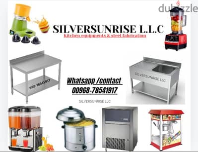 fabricating stainless steel & selling kitchen equipments