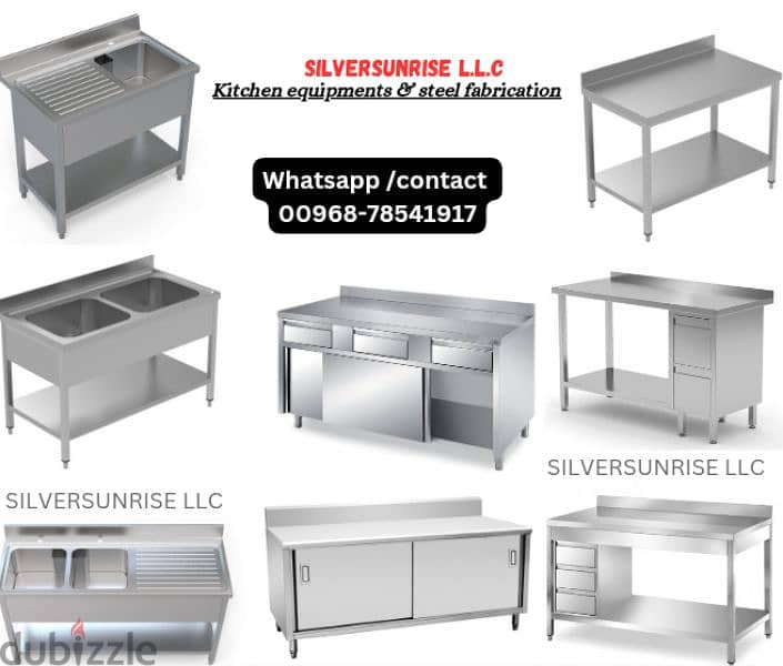 manufacturing stainless steel kitchen for restaurant & coffieshop 1