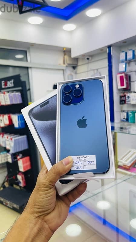 iPhone 15 Pro Max, 256gb Blue Titanium Arabic 0