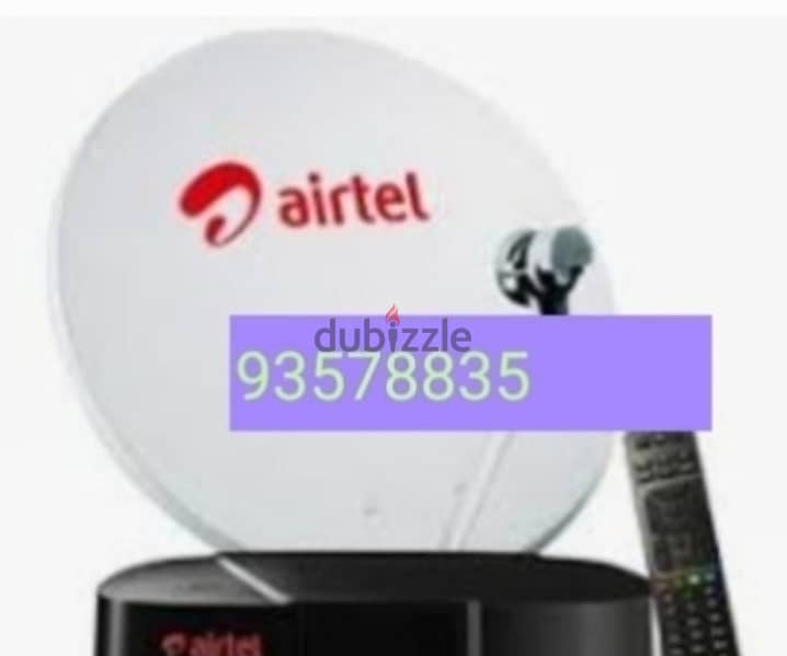 Home service  Nileset Arabset Airtel DishTv osn fixingSatellite dish 0