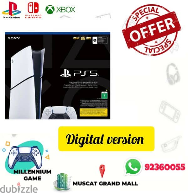 PlayStation 5 digital version silm 0