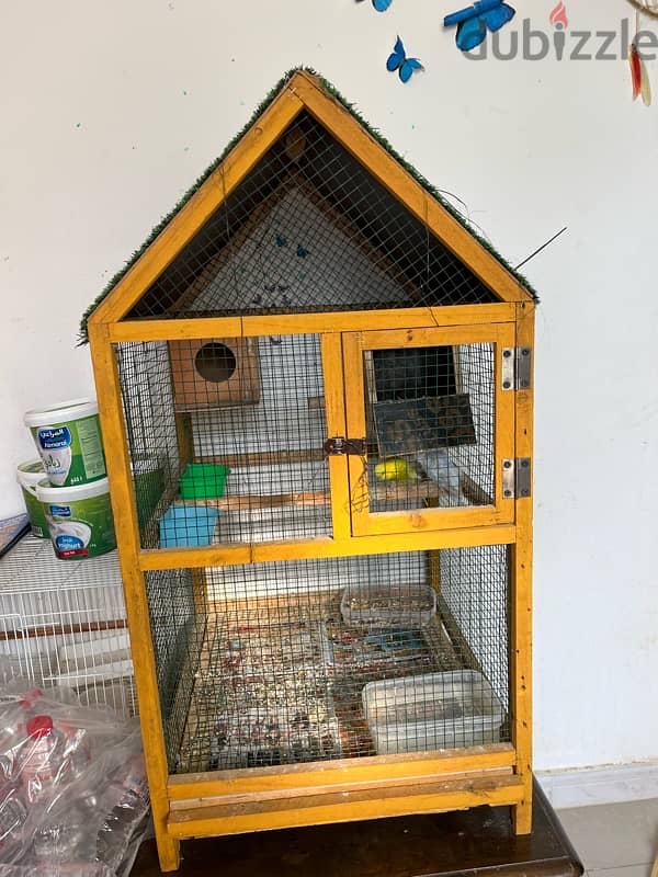 Bird and Cage for Sale 0