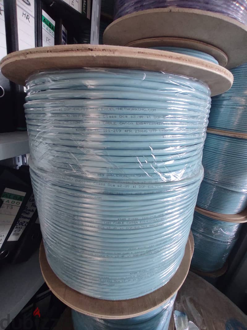 Excel CAT6 UTP Cable LOSH 500M ICE Blue 0