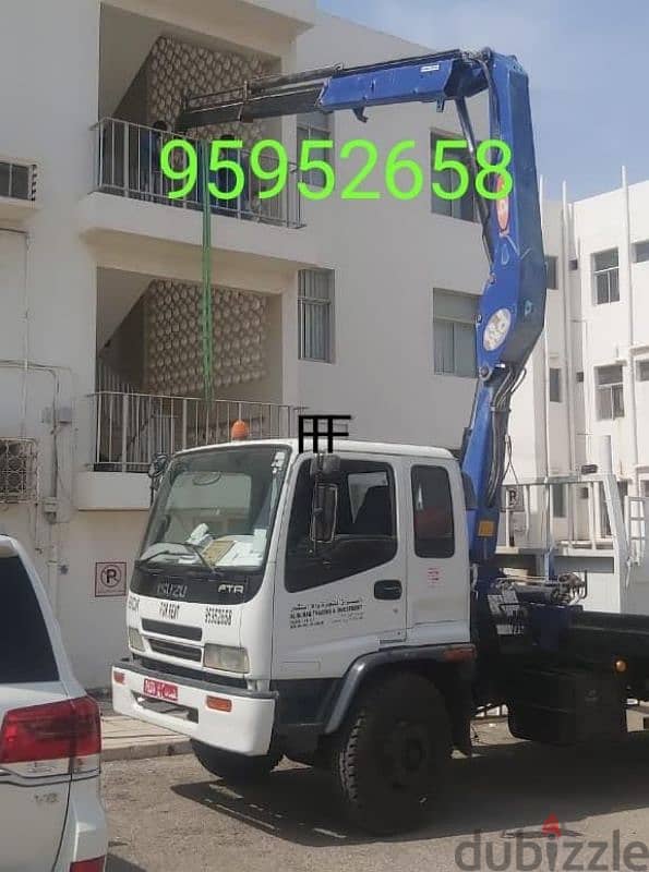 Hiup truck for rent all Muscat 7ton 10ton Best price 9595 26 58 House 1