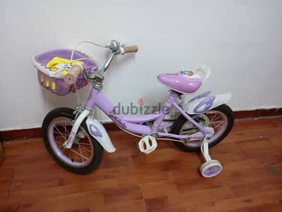 Girls bicycle from age 3 to 6 years