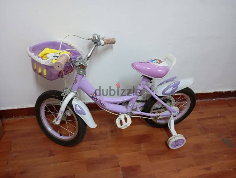 Girls bicycle from age 3 to 6 years 0