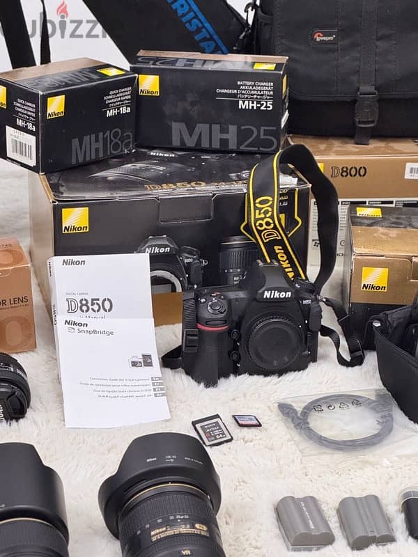 Nikon D850 FF DSLR Camera, 13 Premium Lenses & Accessories and more 1