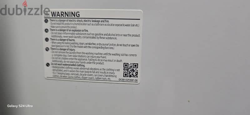 Samsung washing machine 2