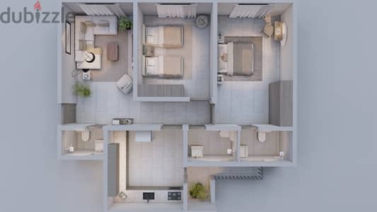 117 sqm flat for sell شقة في بناية مميزة للبيع