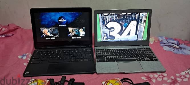 Lenovo And Samsung Chromebooks laptop 27. riyal for 2 pcs