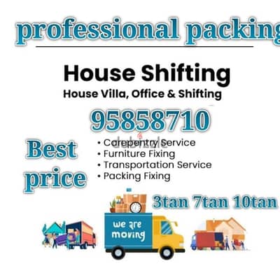 House shifting services and furniture and fixing