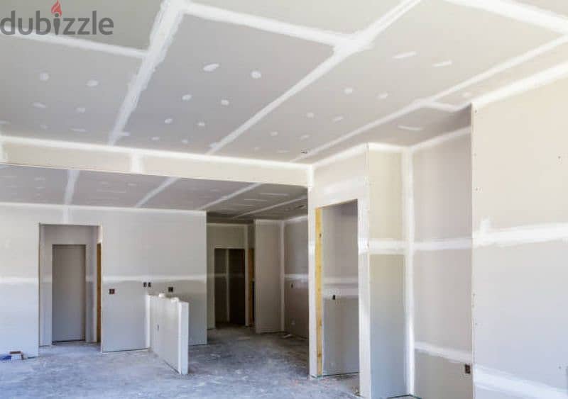 gypsum board Partition And full House paint and maintenance work 1