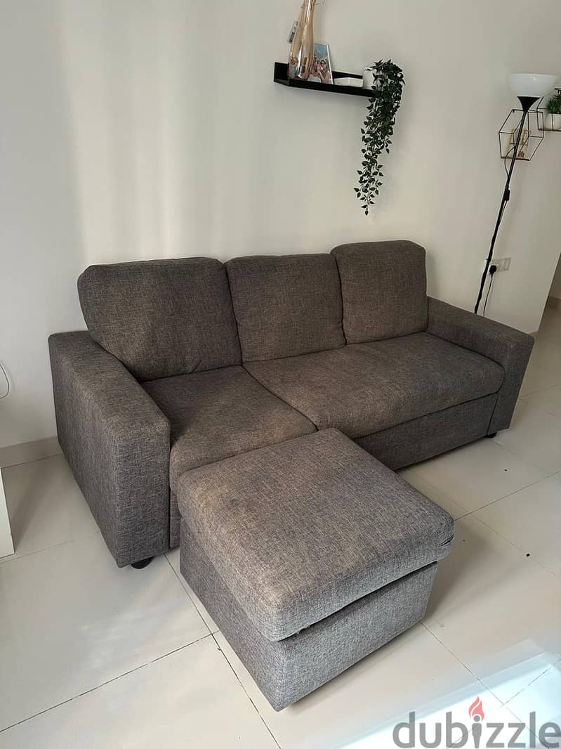 1.5 year old L shape sofa for sale 0