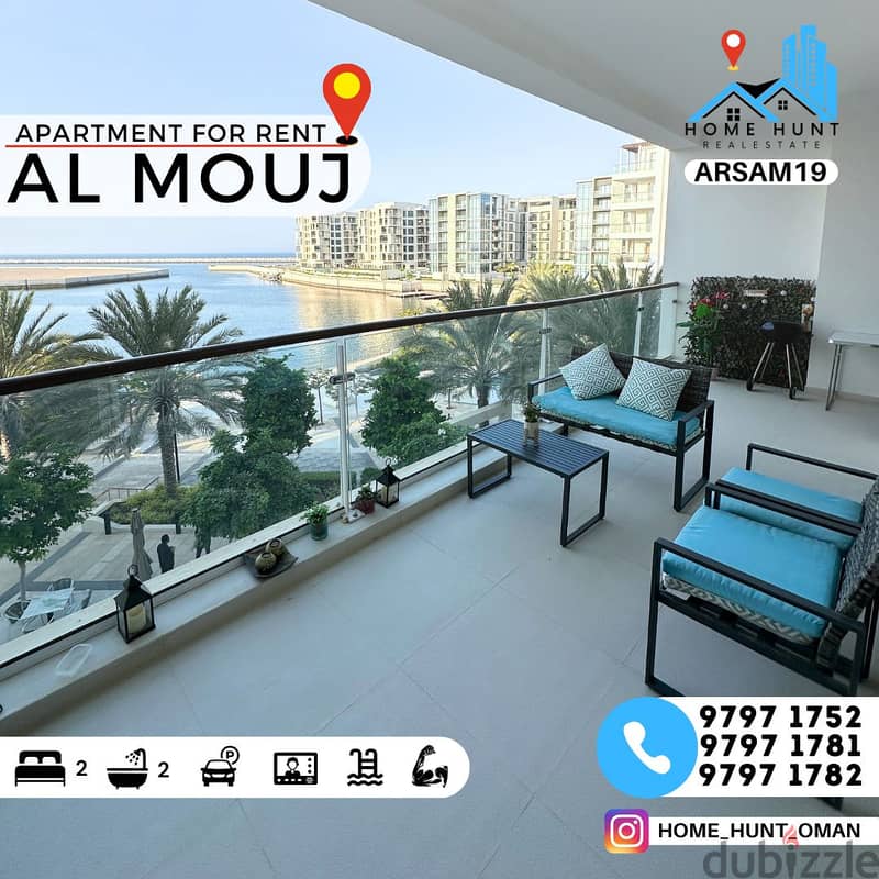 AL MOUJ | BEAUTIFUL 2 BHK MARINA VIEW (UNFURNISHED) 0