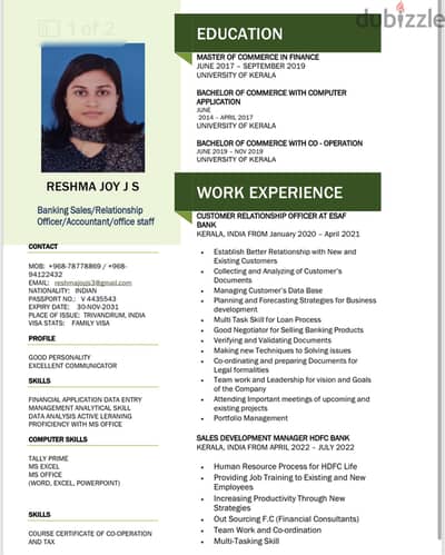 Looking for job