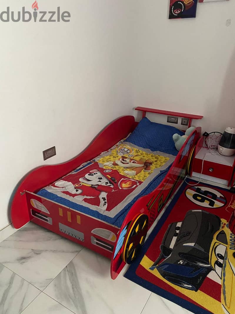 Boy Car Bed Set 2