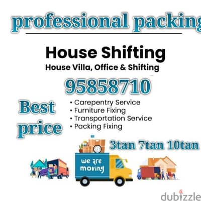 House shifting services and furniture and fixing