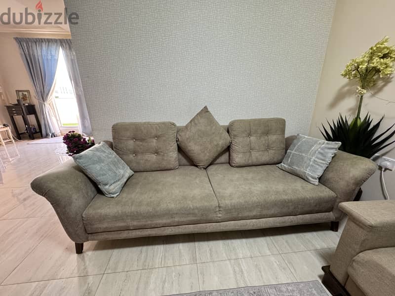 7 seater sofa 3+3+1 4