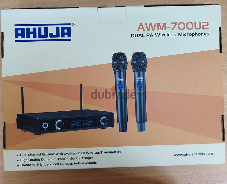 For sale, Ahuja wireless microphone with new microphone wires 0