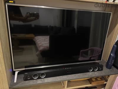 Smart LG TV 50 inch with sound and subwoofer