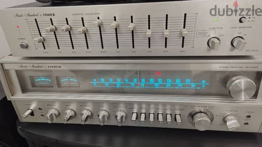 Vintage Fisher Hi-Fi Amplifier/receiver and Matching Equalizer