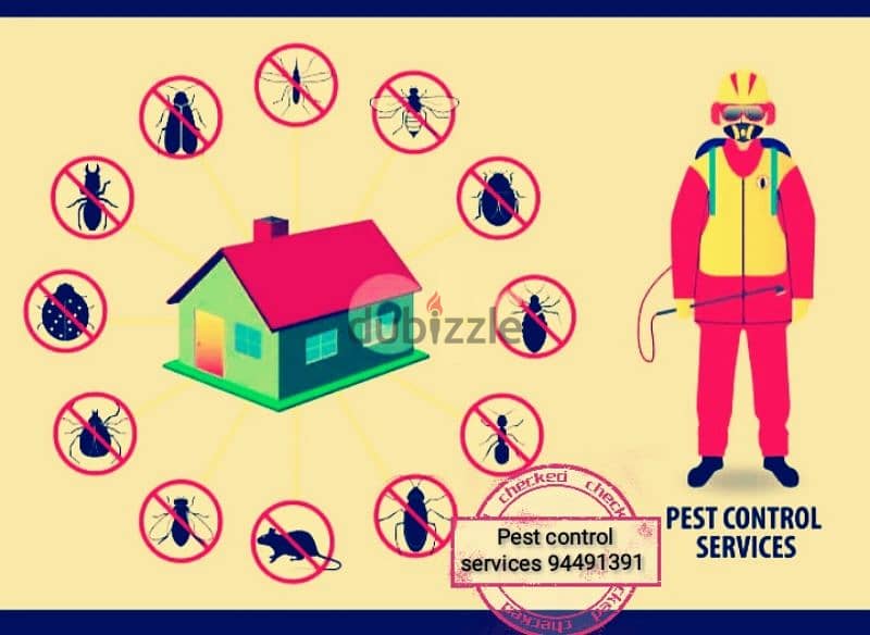 we provide you the best pest control services 94491391 5