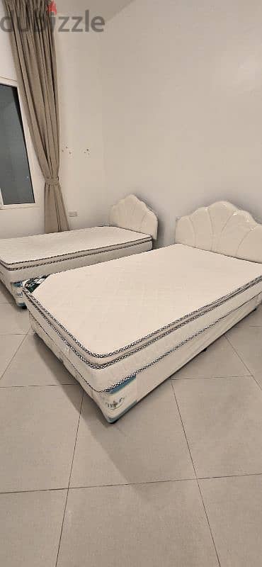 Two single Beds with mattress 2