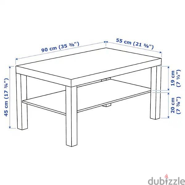 طاوله قهوه جديده بالكرتون من ايكيا coffee table new from ikia 4