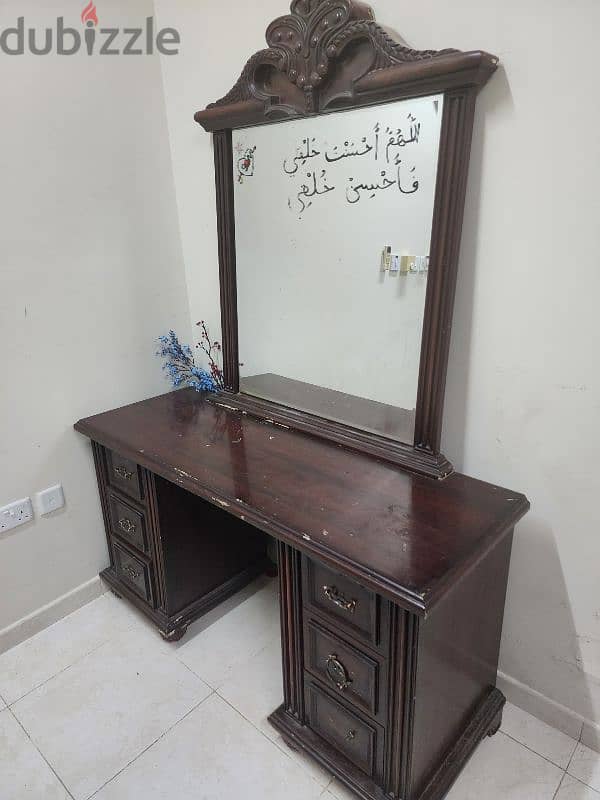 Dining Table (Wooden) and Dressing Table 1