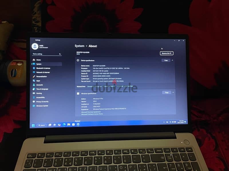 Lenovo idea pad 3 11Gen core i5 5