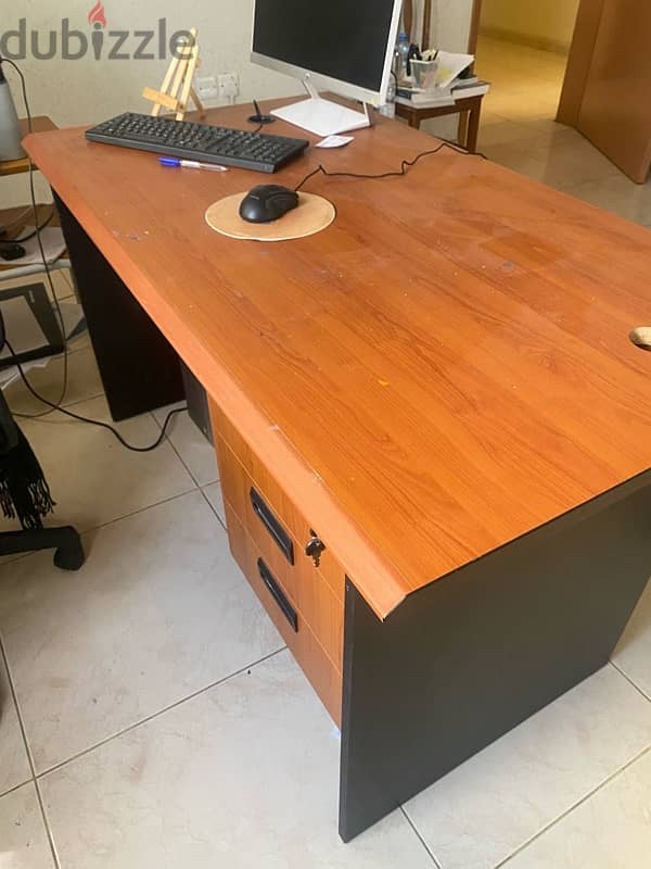 Desk with Drawers 0