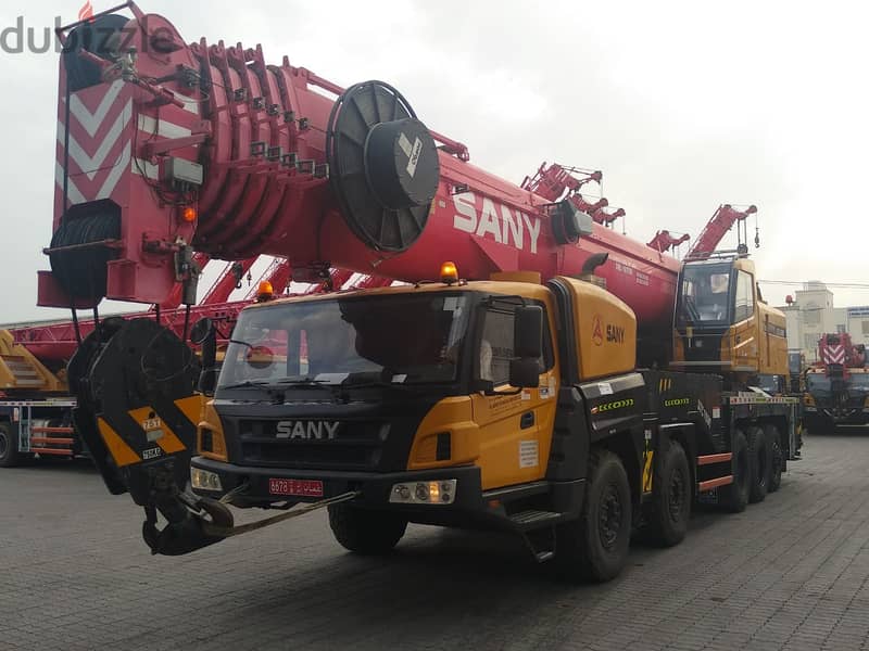 SANY 160 TON CRANE FOR RENT 1