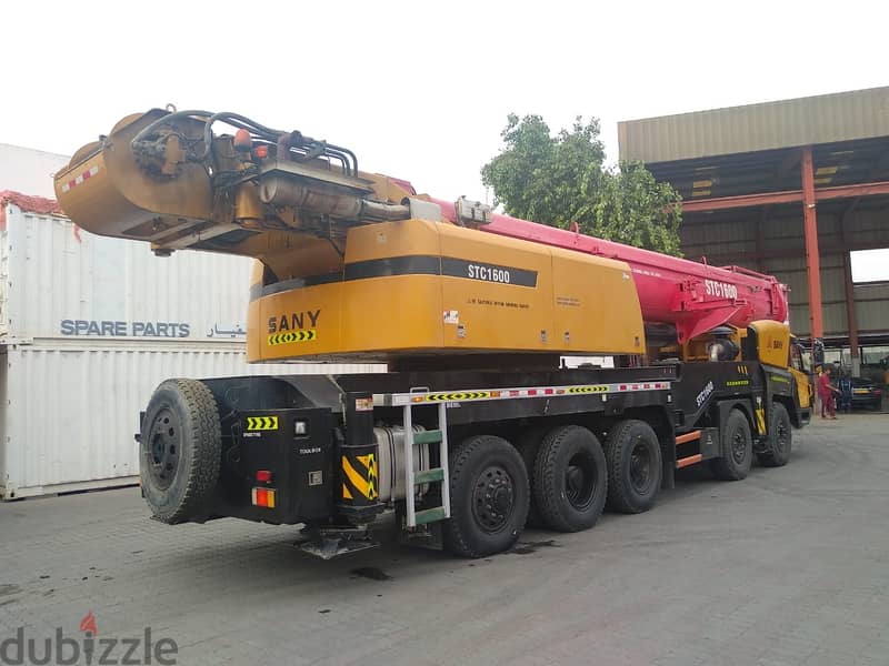 SANY 160 TON CRANE FOR RENT 2