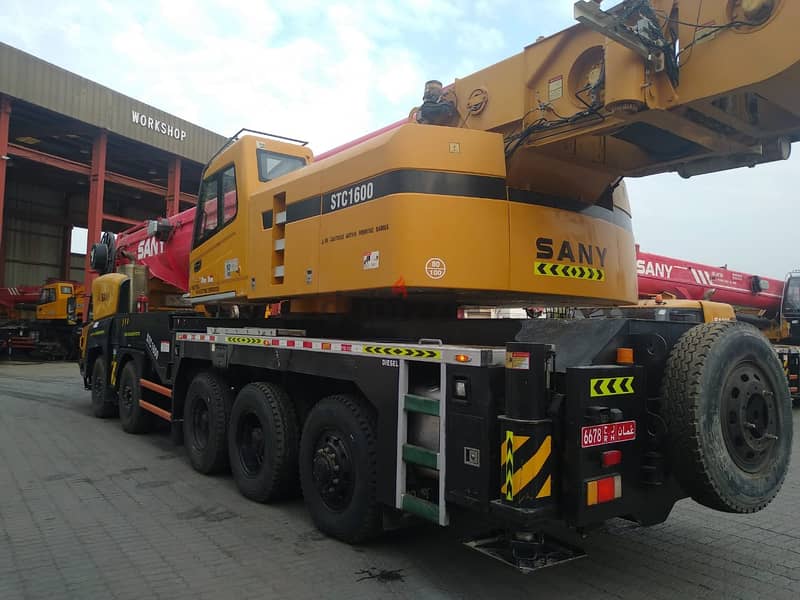 SANY 160 TON CRANE FOR RENT 3