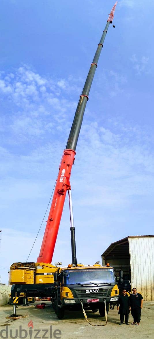 SANY 160 TON CRANE FOR RENT 5