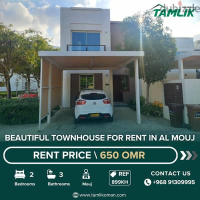 Beautiful Townhouse for Rent in Al Mouj | REF 899KH