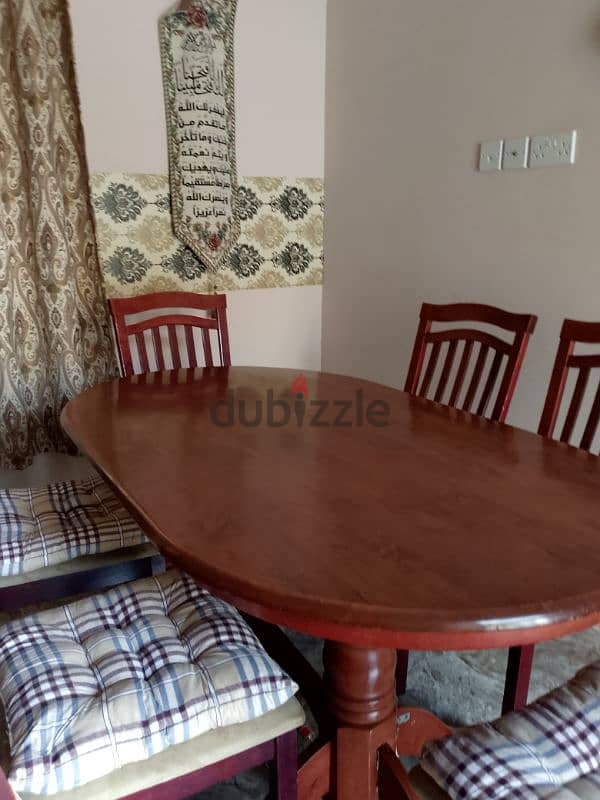 Dining Table 6 chairs for sale 1