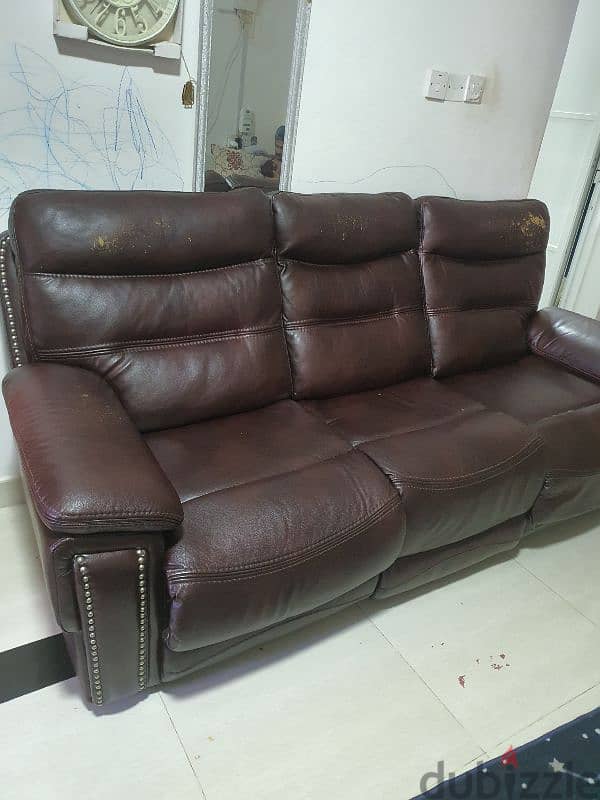 urgent sale danub home recline  sofa 0