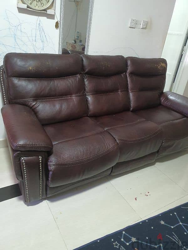 urgent sale danub home recline  sofa 1