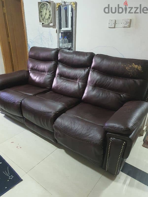 urgent sale danub home recline  sofa 2