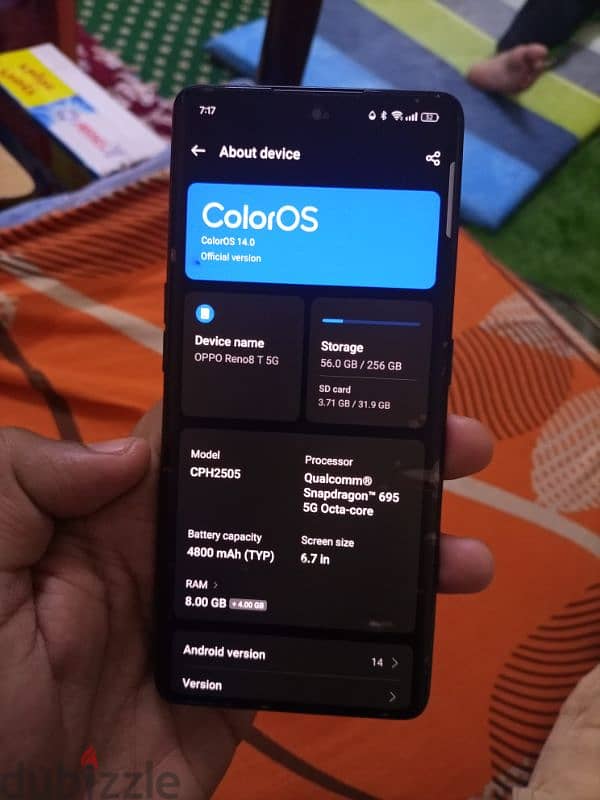 oppo reno 8t 5g with all accessories like new 2