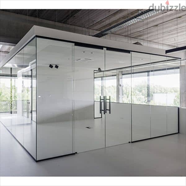 glass work door and partion 0