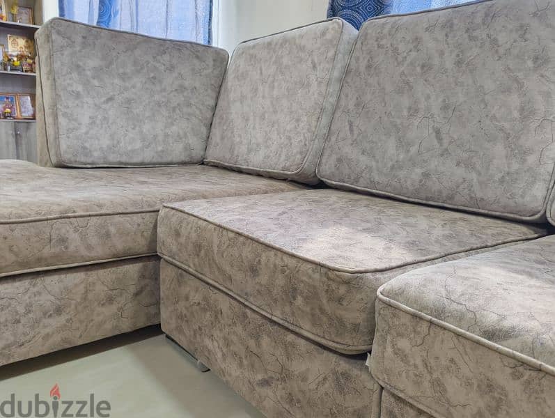 1 Year Old L-Shaped Sofa in Excellent Condition for sale 0