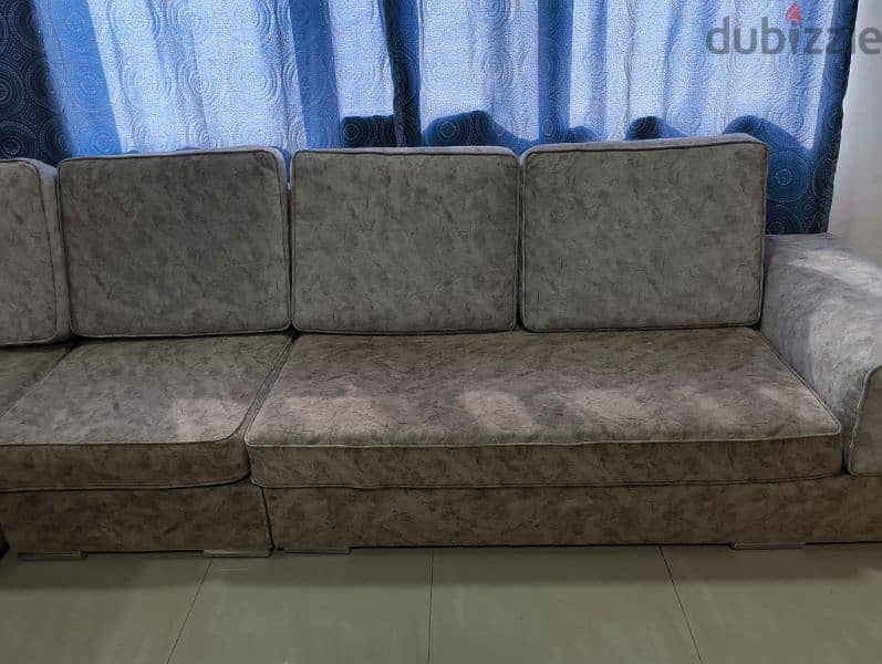 1 Year Old L-Shaped Sofa in Excellent Condition for sale 1