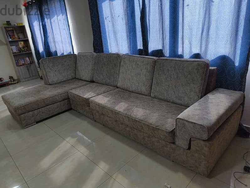 1 Year Old L-Shaped Sofa in Excellent Condition for sale 3