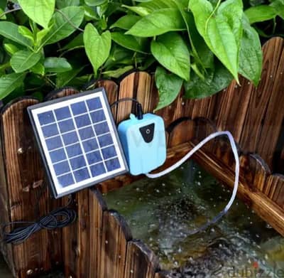 electric charge + solar charger air pump