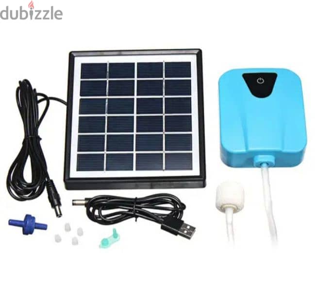 electric charge + solar charger air pump 1