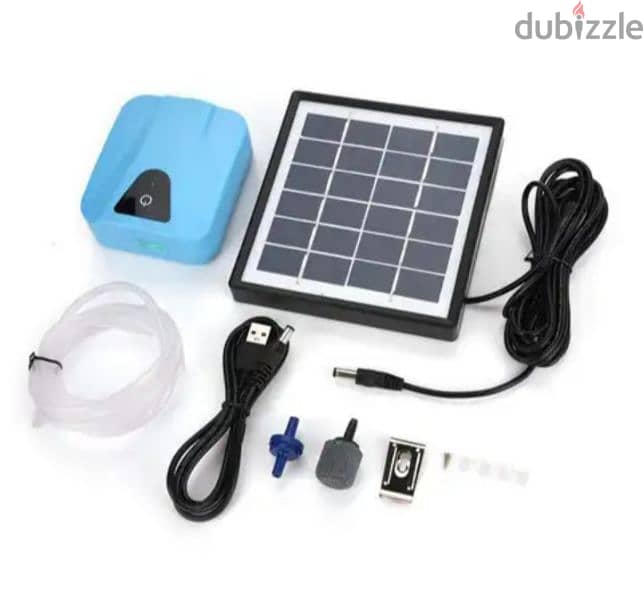 electric charge + solar charger air pump 4