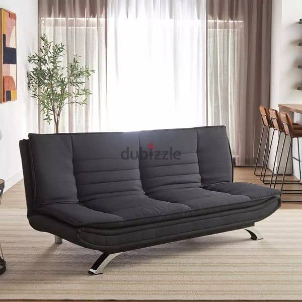 Faith 3-Seater Fabric Sofa Bed 0